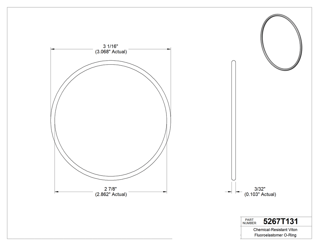 Technical drawing - 5267T131